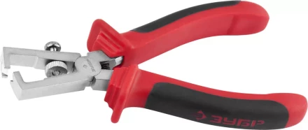 Плоскогубцы ЗУБР &quot;МАСТЕР&quot; для зачистки проводов, хромированные, d до 5мм, площадь поперечного сечения кабеля до 10мм2, 180мм 22025-9-18 купить в Нягани