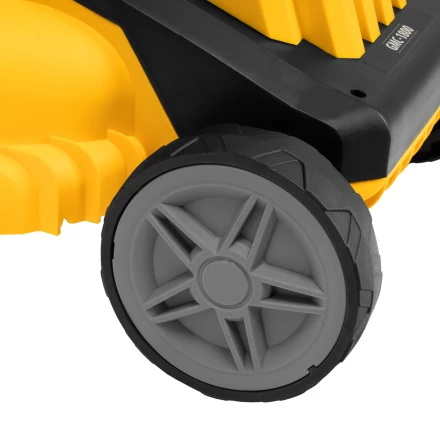 Газонокосилка электрическая GMC-1800, шир. 38см, 1800 Вт, 6 уров., травосб. 35 л// Denzel купить в Нягани