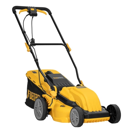 Газонокосилка электрическая GMC-1800, шир. 38см, 1800 Вт, 6 уров., травосб. 35 л// Denzel купить в Нягани