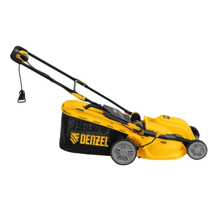 Газонокосилка электрическая GMC-1800, шир. 38см, 1800 Вт, 6 уров., травосб. 35 л// Denzel купить в Нягани