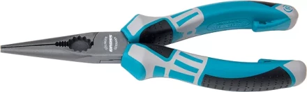 Длинногубцы прямые 170 мм  трехкомпонентные рукоятки GROSS 17170 купить в Нягани