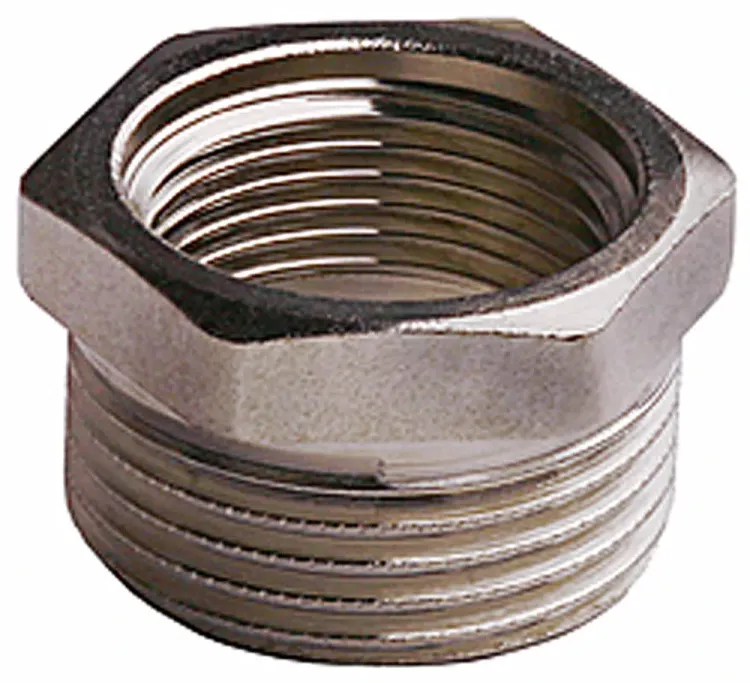 Футорка GENERAL FITTINGS никелированная латунь, 1/2" х 3/8" 51081-1/2-3/8 купить в Нягани