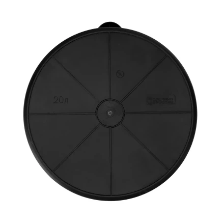 Ведро строительное пластмассовое Сибртех 81480, 20 л, высокопрочное с носиком купить в Нягани