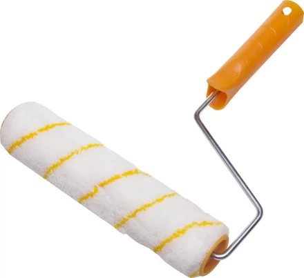 Валик GIRPAINT ПОЛИАКРИЛ малярный в сборе, ворс 12мм, бюгель 6мм, 40х240мм, STAYER Master 0315-24 купить в Нягани