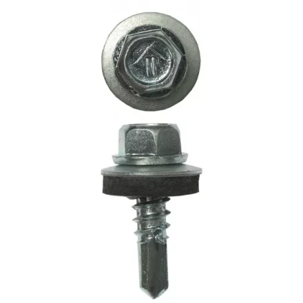 Саморезы ЗУБР &quot;ПРОФЕССИОНАЛ&quot; оцинков., для крепл. кров. матер. к металл. констр., 5.5x19мм, 2500шт 4-300310-55-019 купить в Нягани