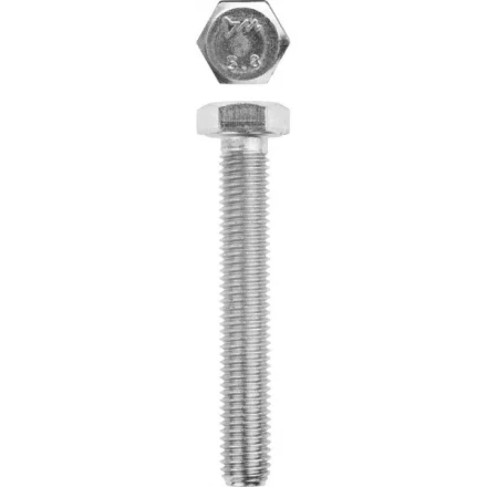 Болт ЗУБР &quot;МАСТЕР&quot; с шестигранной головкой, ГОСТ 7798-70, класс прочности 5.8, оцинкованный, M10x80мм, 5кг 303080-10-080 купить в Нягани