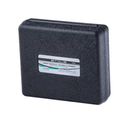 Набор головок ударных 6-гранных удлиненных для колесных дисков 17 19 21 мм 1/2&quot; 3 предмета Stels 13953 купить в Нягани