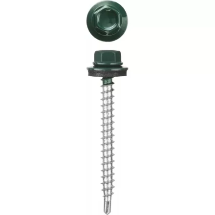 Саморезы СКД кровельные, RAL 6005 зеленый насыщенный, 35 x 4.8 мм, 380 шт, для деревянной обрешетки, STAYER 30305-48-035-6005 купить в Нягани