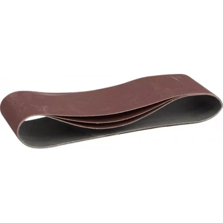 Лента шлифовальная бесконечная ЗУБР &quot;МАСТЕР&quot; на тканевой основе, для ЛШМ, P150, 100х610мм, 3шт 35543-150 купить в Нягани