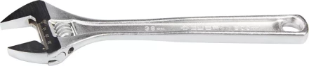 Ключ ЗУБР &quot;ЭКСПЕРТ&quot; разводной,Cr-V,хромир покрытие,эргоном рукоятка,увелич зев,угол наклона губок 15град,300мм/12&quot;,38мм 27260-30 купить в Нягани
