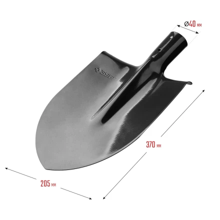 ЗУБР Мастер, 370 х 205 мм, полотно 1.6 мм, закалено, без черенка, тип ЛКО, штыковая лопата (39412) купить в Нягани