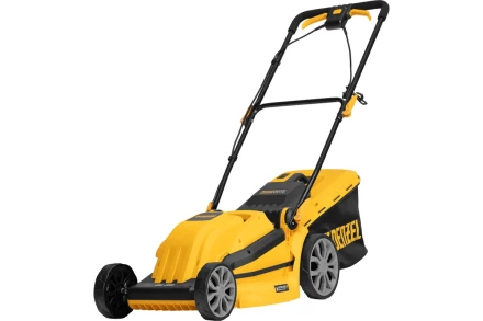 Газонокосилка электрическая GMC-2000, шир. 44см, 2000 Вт, 6 уров., травосб. 45 л// Denzel купить в Нягани