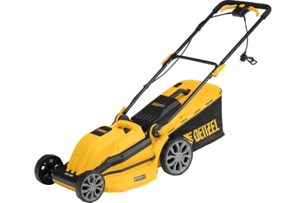 Газонокосилка электрическая GMC-2000, шир. 44см, 2000 Вт, 6 уров., травосб. 45 л// Denzel купить в Нягани