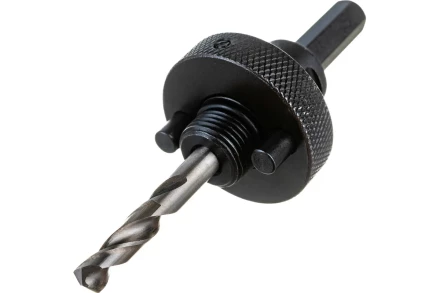 Державка 32-152 мм для биметаллических коронок быстросъемная пружинный фиксатор ЗУБР 29534 купить в Нягани