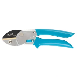 Секатор с наковальней Palisad, 205 мм, усиленный, рукоятки в ПВХ-оболочке, Luxe, 605245