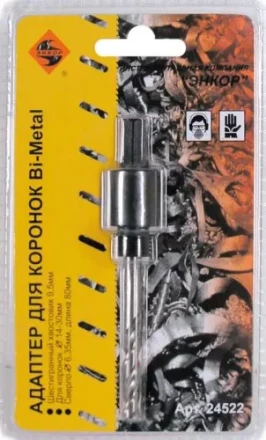 Адаптер для коронок S3/8 D 14-30мм Энкор 24522 купить в Нягани