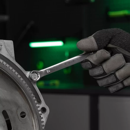 Набор ключей комбинированных Stels 6-17 мм, 6 шт., CrV, матовый хром, 15442 купить в Нягани