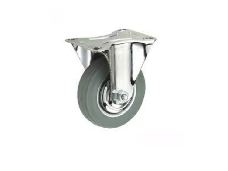 Колесо неповоротное серая резина FC 54 f 125 мм 1027208 купить в Нягани