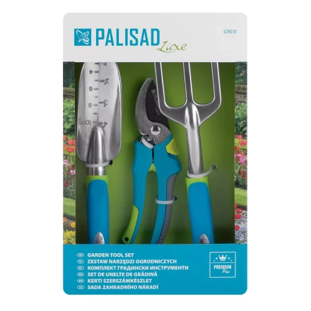 Набор садового инструмента с секатором Palisad 629018, алюминиевый цельнолитой, 3 предмета, LUXE купить в Нягани