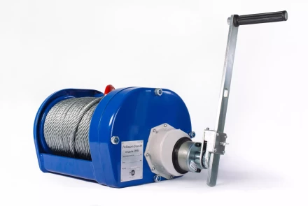Лебедка ручная TOR ЛТ-3 (JHW) г/п 3,0 т длина троса 40 м 11331 купить в Нягани