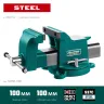 Тиски KRAFTOOL STEEL стальные 32701-100 купить в Нягани