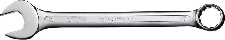 Ключ комбинированный KRAFTOOL, Cr-V, DIN 3113 27079-27 купить в Нягани