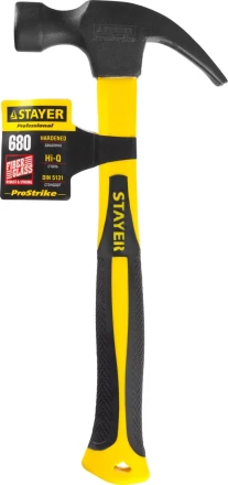Молоток-гвоздодер &quot;Fiberglass&quot;, 680г, STAYER Professional 2026_z01 купить в Нягани