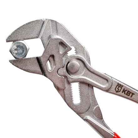 Клещи переставные — гаечный ключ КВТ 180 мм с кнопочной самофиксацией (82147) купить в Нягани
