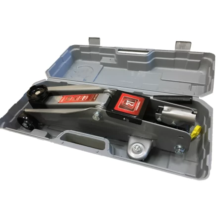 Домкрат гидравлический подкатной 2 т h подъема 135–385 мм в пласт. кейсе  MATRIX MASTER 51028 купить в Нягани