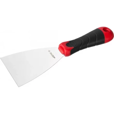 Шпатель ЗУБР &quot;МАСТЕР&quot;, профилированное нержавеющее полотно, 2к ручка, 80мм 10072-08 купить в Нягани