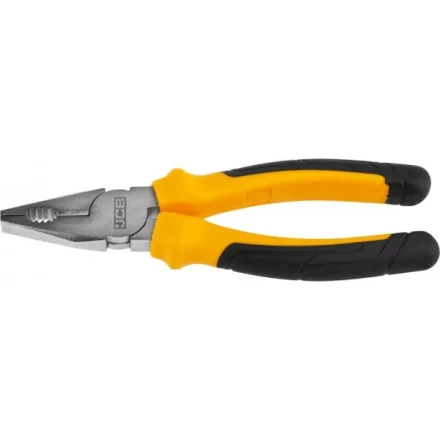 Плоскогубцы JCB, хромированное покрытие, двухкомпонентная рукоятка, CrV cталь, 180мм JPL005 купить в Нягани