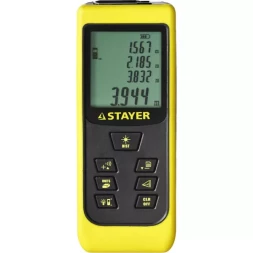 Дальномер STAYER &quot;MASTER&quot; MAX-Control лазерный, 2 точки отсчета, дальность 50м, точность 2мм 34957