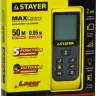 Дальномер STAYER "MASTER" MAX-Control лазерный, 2 точки отсчета, дальность 50м, точность 2мм 34957 купить в Нягани