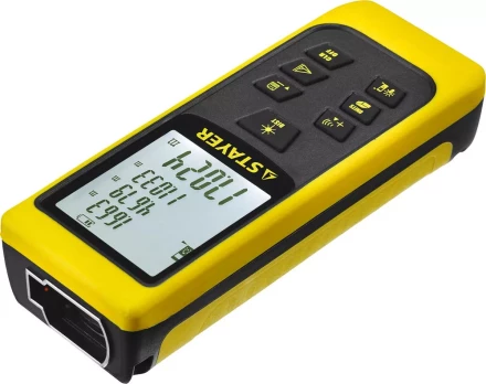 Дальномер STAYER &quot;MASTER&quot; MAX-Control лазерный, 2 точки отсчета, дальность 50м, точность 2мм 34957 купить в Нягани