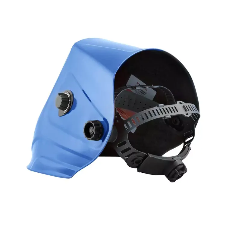 Маска сварщика GEFEST синяя ф-р 9500V FoxWeld без коробки купить в Нягани