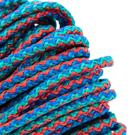 Шнур бельевой полипропиленовый с сердечником, 5 мм L 25 м, цветной, Home Palisad 937145 купить в Нягани