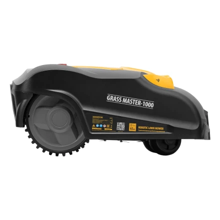 Робот-газонокосилка Grass Master 1000, ультразвуковой датчик, 3 Ач, LCD дисплей, Wi-Fi // Denzel купить в Нягани