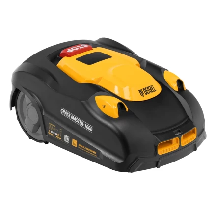 Робот-газонокосилка Grass Master 1000, ультразвуковой датчик, 3 Ач, LCD дисплей, Wi-Fi // Denzel купить в Нягани