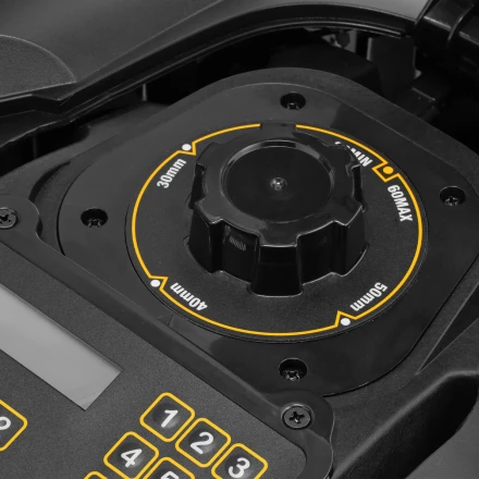 Робот-газонокосилка Grass Master 1000, ультразвуковой датчик, 3 Ач, LCD дисплей, Wi-Fi // Denzel купить в Нягани