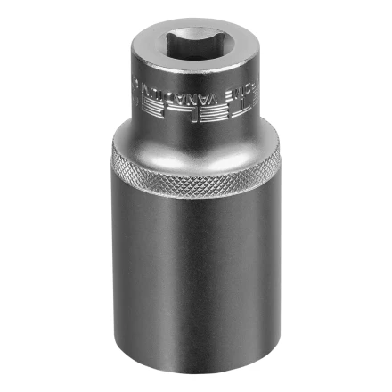 Головка торцевая удлиненная, 32 мм, шестигранная, CrV, под квадрат 1/2 Stels 13886 купить в Нягани