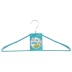 Вешалка метал для верхней одежды с прорезиненным противоскользящим покрытием 45 см бирюзовая ELFE 92926 купить в Нягани