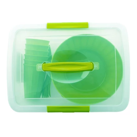 Набор для пикника 20 предметов на 6 персон контейнер 9 л в комплекте PALISAD купить в Нягани