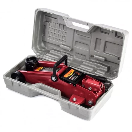 Домкрат гидравлический подкатной 2 т h подъема 125–300 мм в кейсе  SPARTA 510085 купить в Нягани