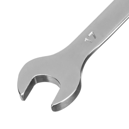 Набор ключей комбинированных Stels 6-19 мм, 8 шт., CrV, матовый хром 15443 купить в Нягани