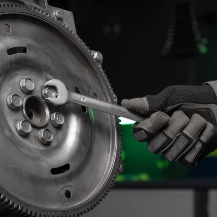 Набор ключей комбинированных Stels 6-19 мм, 8 шт., CrV, матовый хром 15443 купить в Нягани