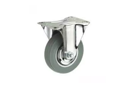 Колесо неповоротное серая резина FC 63 f 160 мм 1027209 купить в Нягани