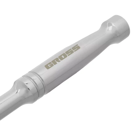 Ключ-трещотка 3/8&quot; Gross 14051, CrV, 120 зубьев, цельнометаллический, хром купить в Нягани
