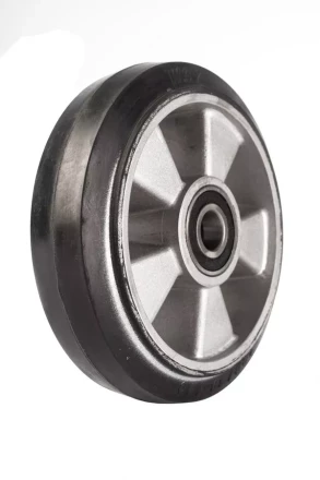 Колесо резиновое 180х50 мм с подшипником для тележек гидравлических BF/BF-III/DF-III/RHP/AC/DF/CW2 1000915 купить в Нягани