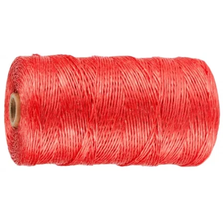 Шпагат STAYER многоцелевой полипропиленовый, d=1,5 мм, красный, 500 м, 32 кгс, 0,8 ктекс 50079-500 купить в Нягани