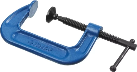 Струбцина  ЗУБР &quot;ПРОФЕССИОНАЛ&quot; тип &quot;G&quot;, корпус - ковкий чугун, 75мм 32245-075_z01 купить в Нягани